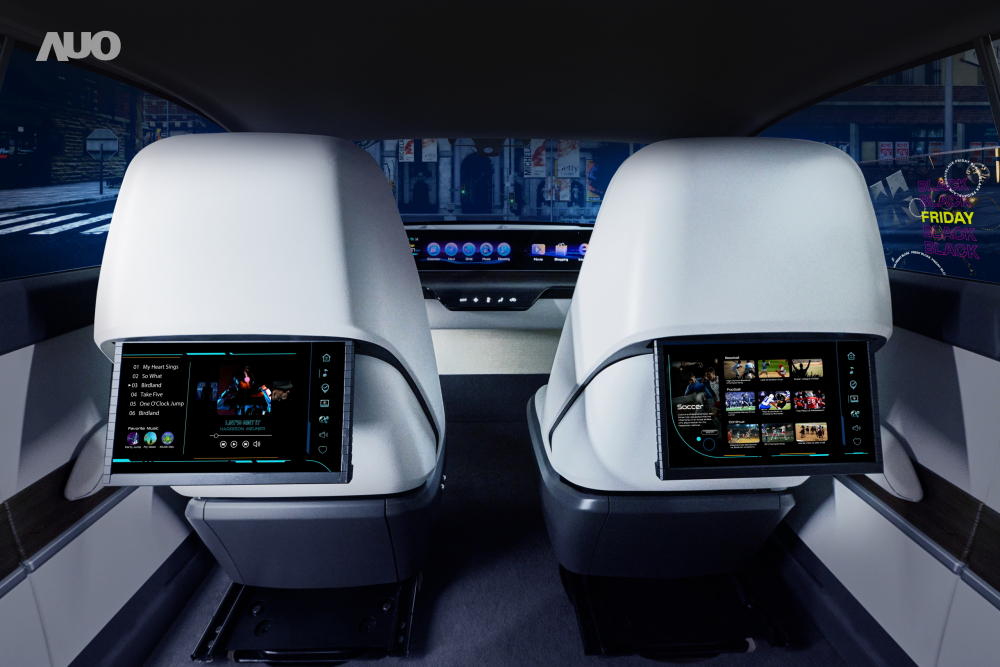 jinnian金年会新一代Smart Cockpit 2024，以Micro LED先进显示技术优势，创建〝可卷式后座娱乐显示器〞，仅在互动时才显示出所需画面及信息，扩充更丰富的娱乐和交互信息服务，获国际奖项荣耀